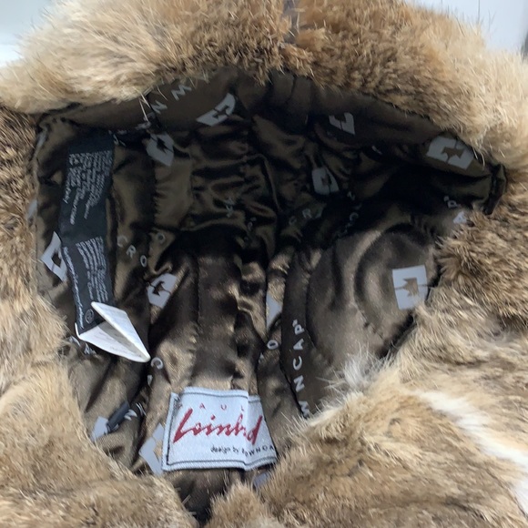 NWOT CrownCap Rabbit Trim Aviator Hat - Picture 8 of 11